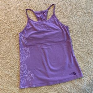The North Face Tank Top ~ Size S. Light purple color.